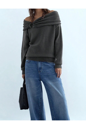 SHEIN sweater, gray