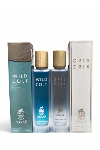 ASSAF Grace Eric Perfume 200ml Eau de Parfum and Wild Cult 200ml Eau de Parfum