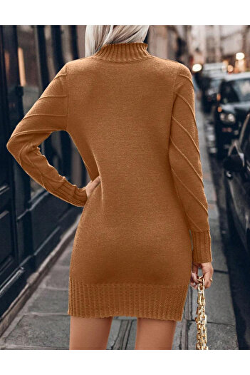 SHEIN mini dress, brown