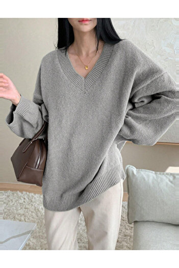 SHEIN sweater, gray