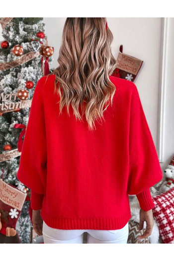 SHEIN sweater, red