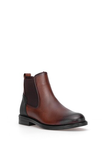 Voyager M476 Men's Genuine Leather Chelsea Boots Brown