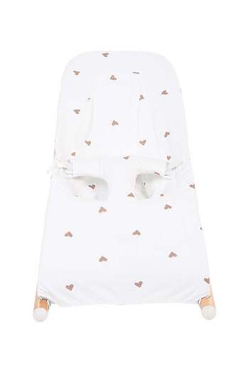CHILDHOME Hearts Print Baby Bouncer Cover