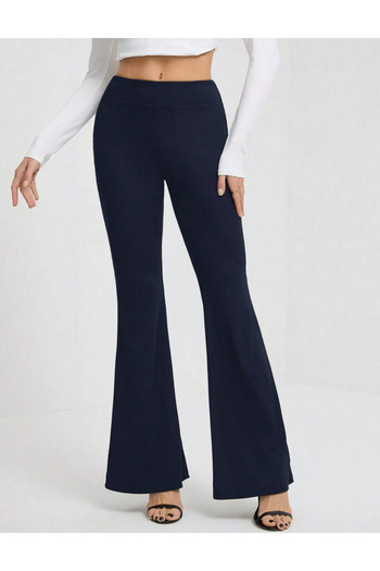 SHEIN flared pants, navy blue