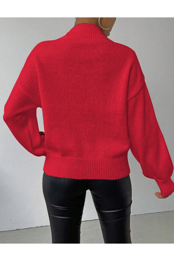 SHEIN sweater, red