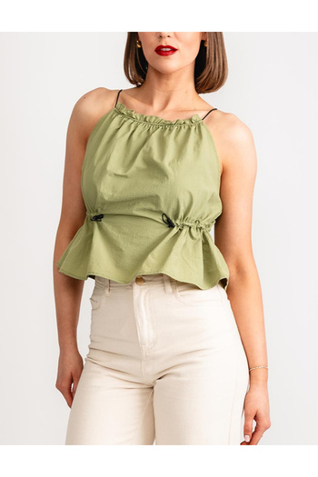 Noisy May top, khaki