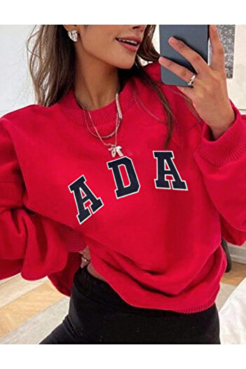 SHEIN Curve+ blouse, red