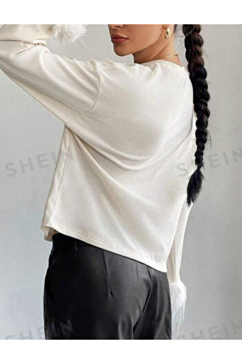 SHEIN blouse, cream