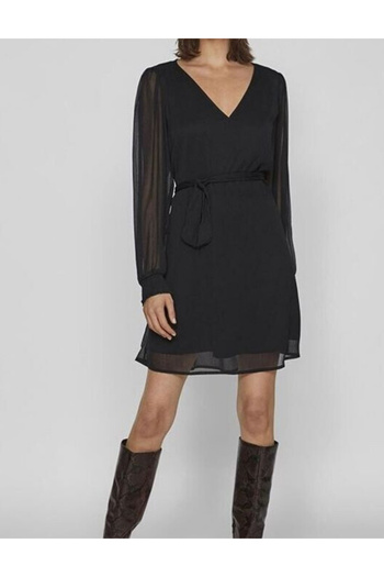 VILA mini dress, black