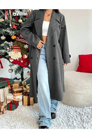 SHEIN coat, gray