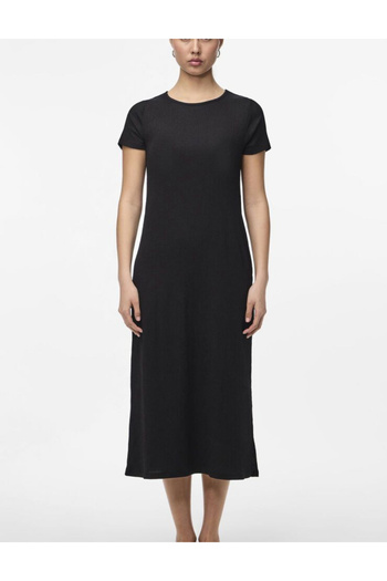 PIECES midi dress, black