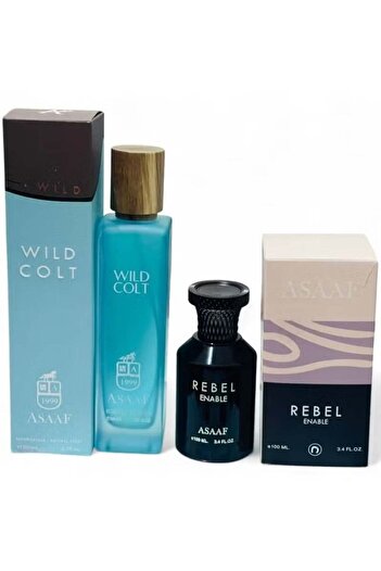 ASSAF Wild Cult 200ml + Rebel Enable 100ml Eau de Parfum