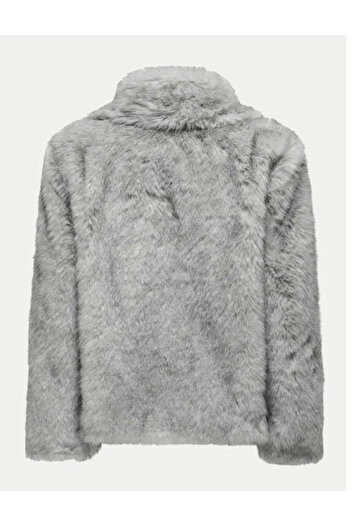 ONLY Fur Coat, grey