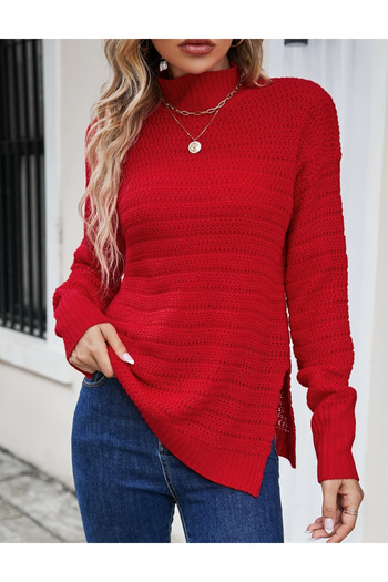 SHEIN sweater, red