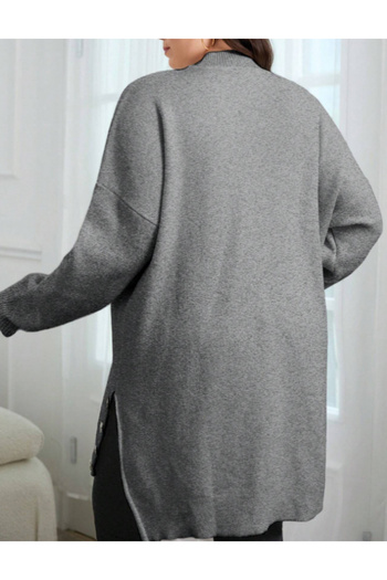 SHEIN Curve+ sweater, gray