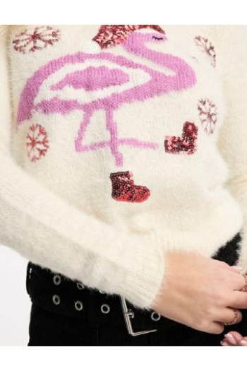 Brave Soul sweater, cream