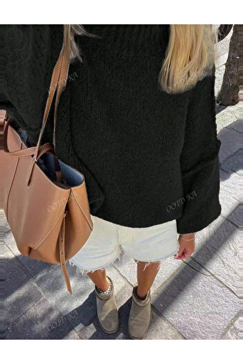 SHEIN sweater, black