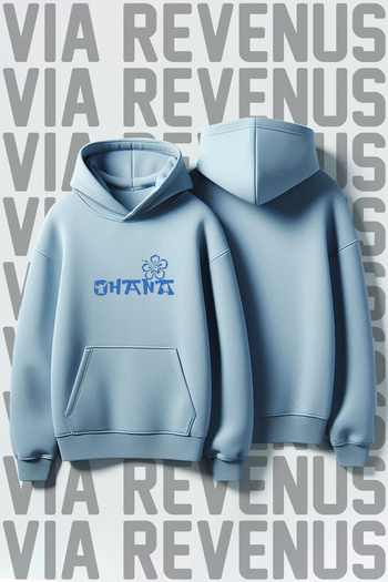 Vordevia Printed hooded sweatshirt