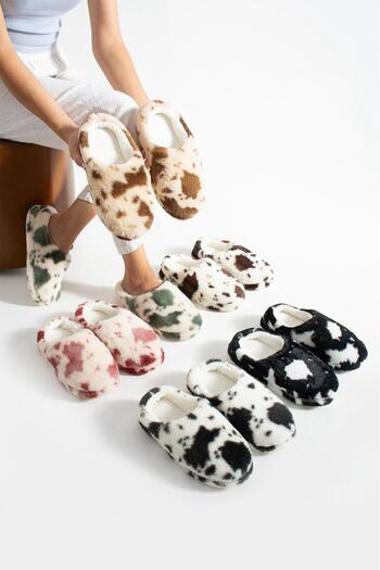 RedPlay Women's House Slippers Plush Soft Silent Sole Winter Slippers