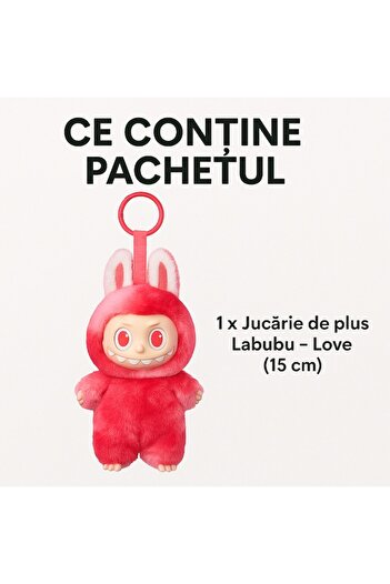 GermaNova Plush Toy GermaNova™, Big Into Energy Collection, Unique Design, 15 cm, Keychain Attachment Love M