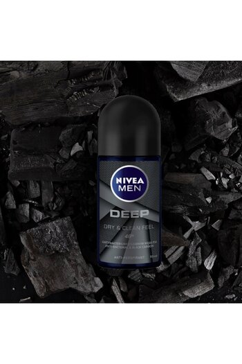 NIVEA Set of 4 men's roll-on antiperspirants, Nivea, 48h, traceless, 50 ml