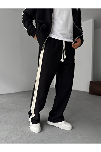 BYBASICMAN Black 0707 Printed Tracksuit Res-1007