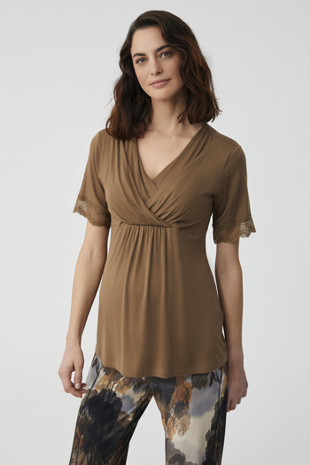 Catherine's Soft Textured Maternity Pajama Set