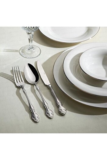 STOREMAX Snshop Adriana Satin 12 Person 89 Piece Cutlery Set 467437