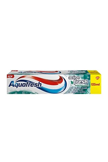 Aquafresh Set 5 x Pasta de Dinti Active Fresh, 125ml