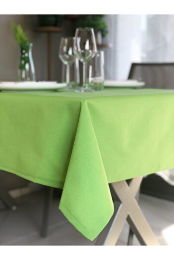 desen izmir American Service, 130 X 280 Pistachio Green Tablecloth