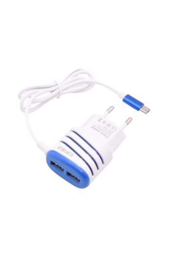 Elworld Phone Charger JXL 222 Cable Type-C 3.1A + 2 USB