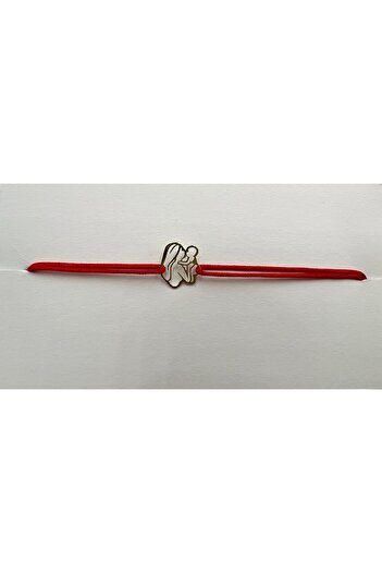 OEM Bracelet with Cord and Mother with Child Pendant in 14k Gold 585