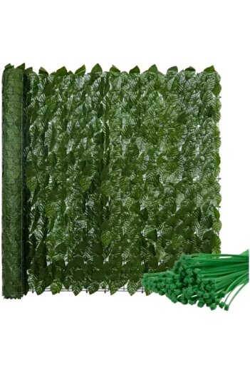CLASStitude Artificial ivy fence, for balcony, terrace decoration, universal, multifunctional, incl. 500x100 cm
