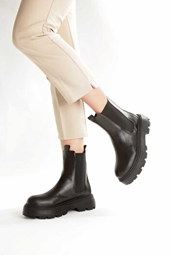 EYLÜLDEN MODA SHOES Berny Black Elastic Boots