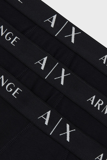 Armani Exchange Στρετς Βαμβακερό Λογότυπο 3 Πακέτο Μποξέρ Ανδρικό BOXER XM000871 AF13682 MC061