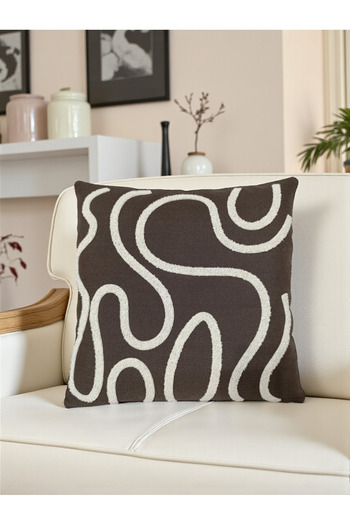 nunuteks evinizi renklendirin Bohemian Style Punch Embroidered Throw Pillow Case |   43X43Cm