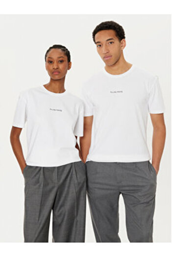 Filling Pieces Unisex T-Shirt 74434001901 Λευκό