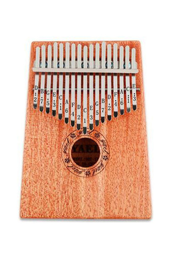 HALAMODO 17 Keys Portable Musical Instruments Wooden Kalimba With Mahogany Thumb Piano