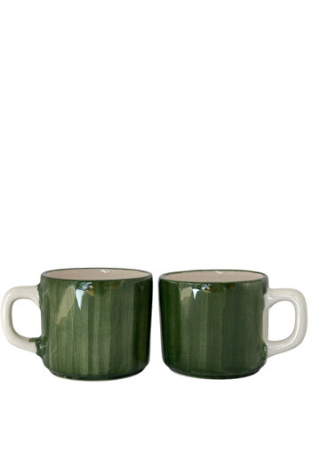 Hausette 2-Piece Ceramic Turkish Coffee Set, Mug, Turkish Coffee Cup, Cup, Mug
