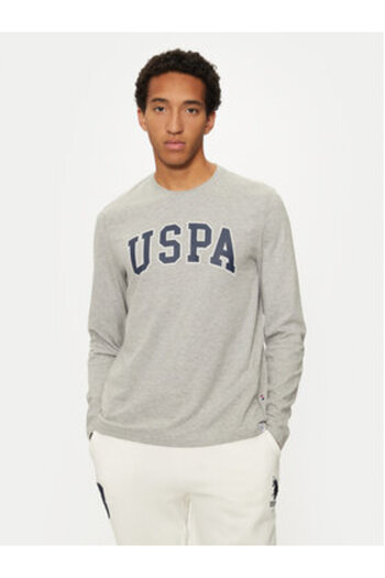 U.S. Polo Assn. US Polo Assn Ανδρικό Μακρυμάνικο MUP2184-G59 Γκρι