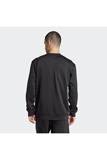 adidas Game & Go Team Issue Crew Neck Black Men's Sweatshirt Jm1035