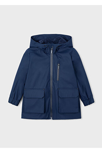 MAYORAL 4429-28 Boy's Dark Blue Raincoat