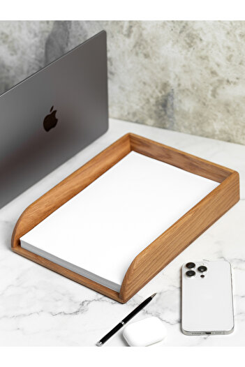 Esci Design Wooden A4 Paper Tray - Paper Box - A4 Box - Storage Box - Office Box - Office Organizer