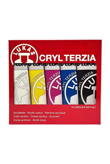 Lukas CRYL TERZIA 5X125ML PRIMARY COLORS SET