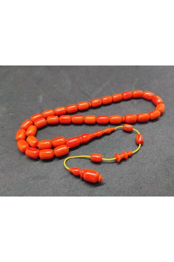 İskeçe Exclusive Legendary Master Muhammad Erden's Work Peak Color German Crimping Amber Series Certified 8535