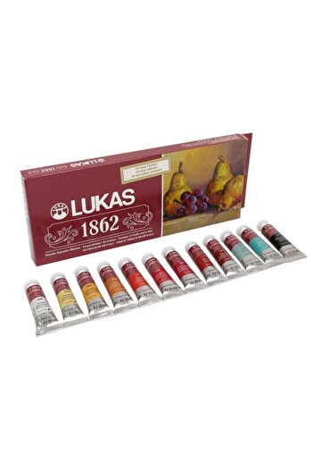 Lukas 1862 OIL PAINT 12X10ML NEW SHADES SET