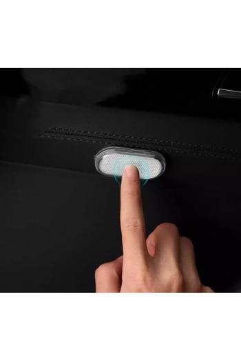 No branded Mini Interior LED Light for Car, Wireless Ambient Lighting, USB Rechargeable, 120mAh, 3W, 5x3 cm