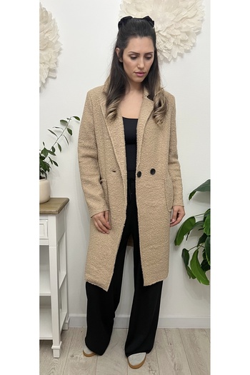 styleFlex Fluffy coat made of imitation wool material