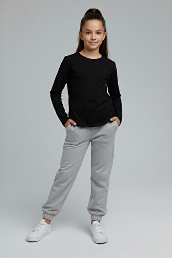 armicem Unisex Children's School and Daily Wear Long Sleeve T-Shirt and Sweatpants with Elastic Cuffs