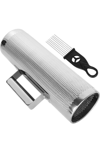 MegArya Premium Percussion Metal Guiro Shaker – Stainless Steel Guiro Instrument with Scraper